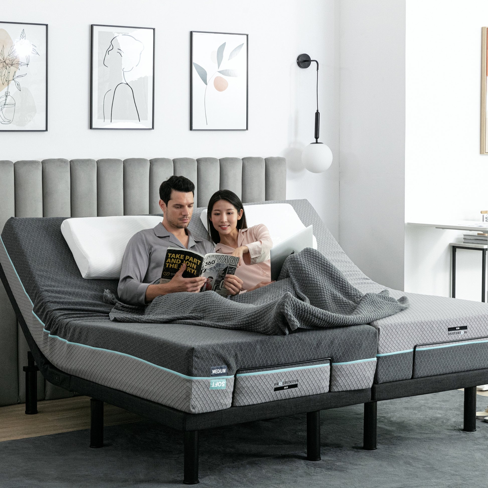 drift classic adjustable bed frame positions 2