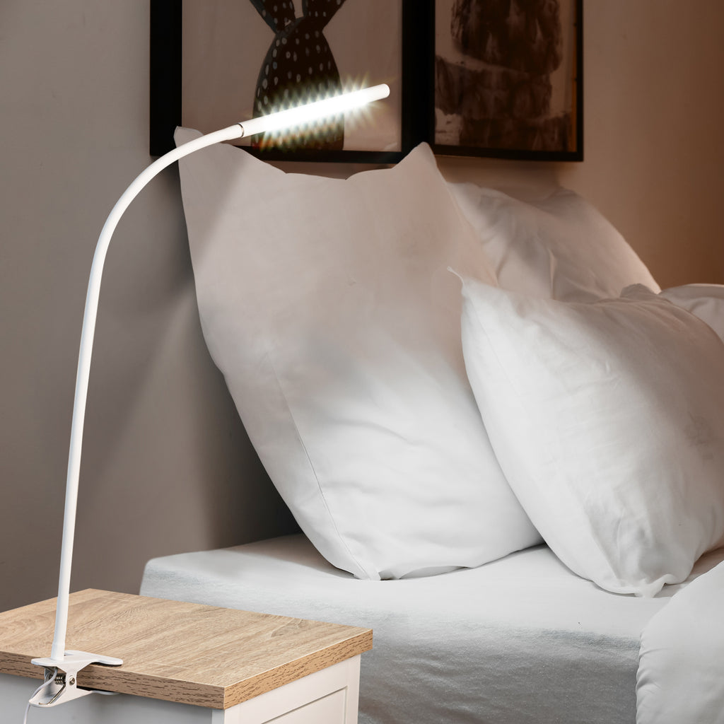 LED Bedside Clip on Lamp